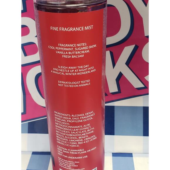 BBW Twisted Peppermint Fine Fragrance Body Mist - Picture 2 of 2